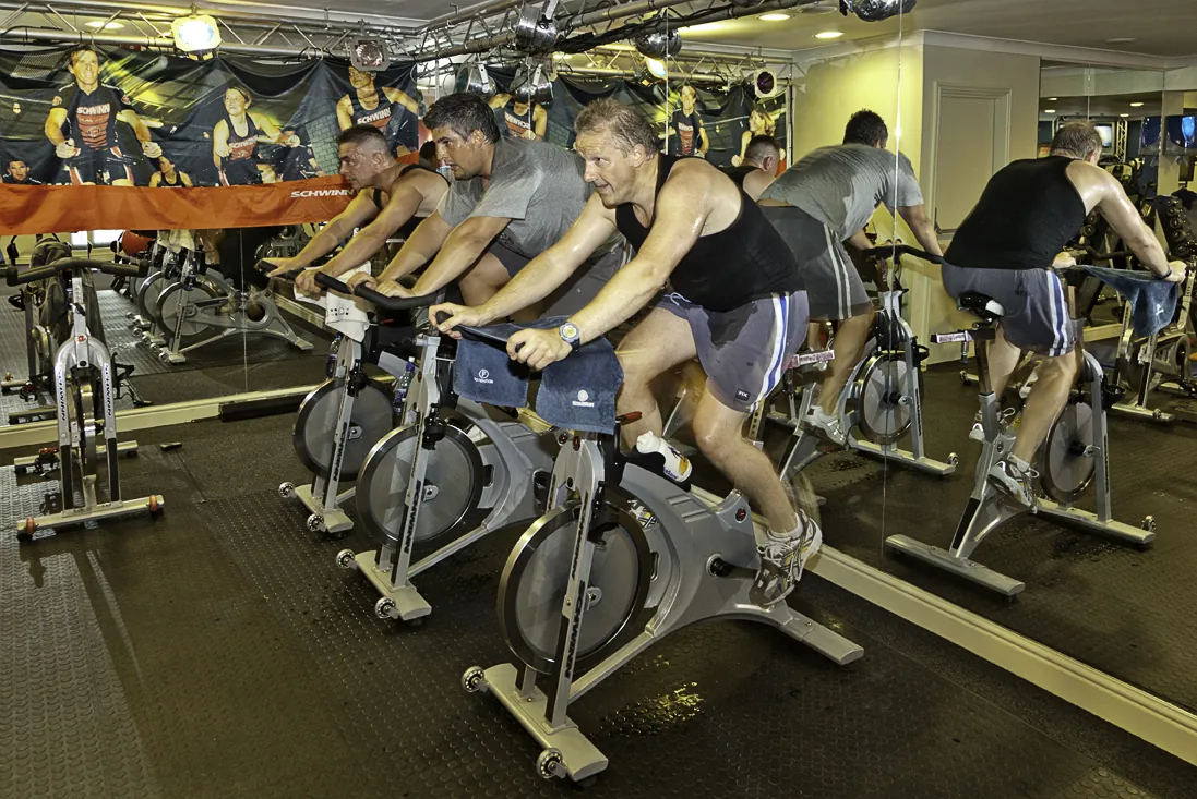 Cycling scene for a beginner cycling fitness plan that builds consistency first